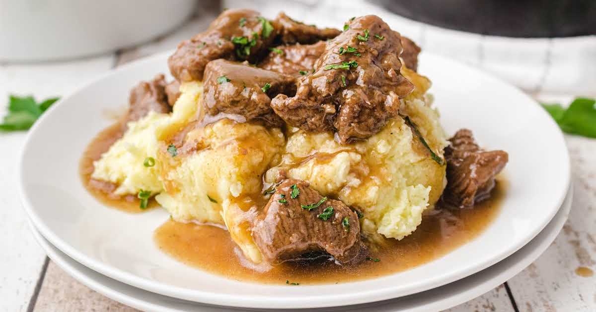 Beef Tips Us in the Kitchen