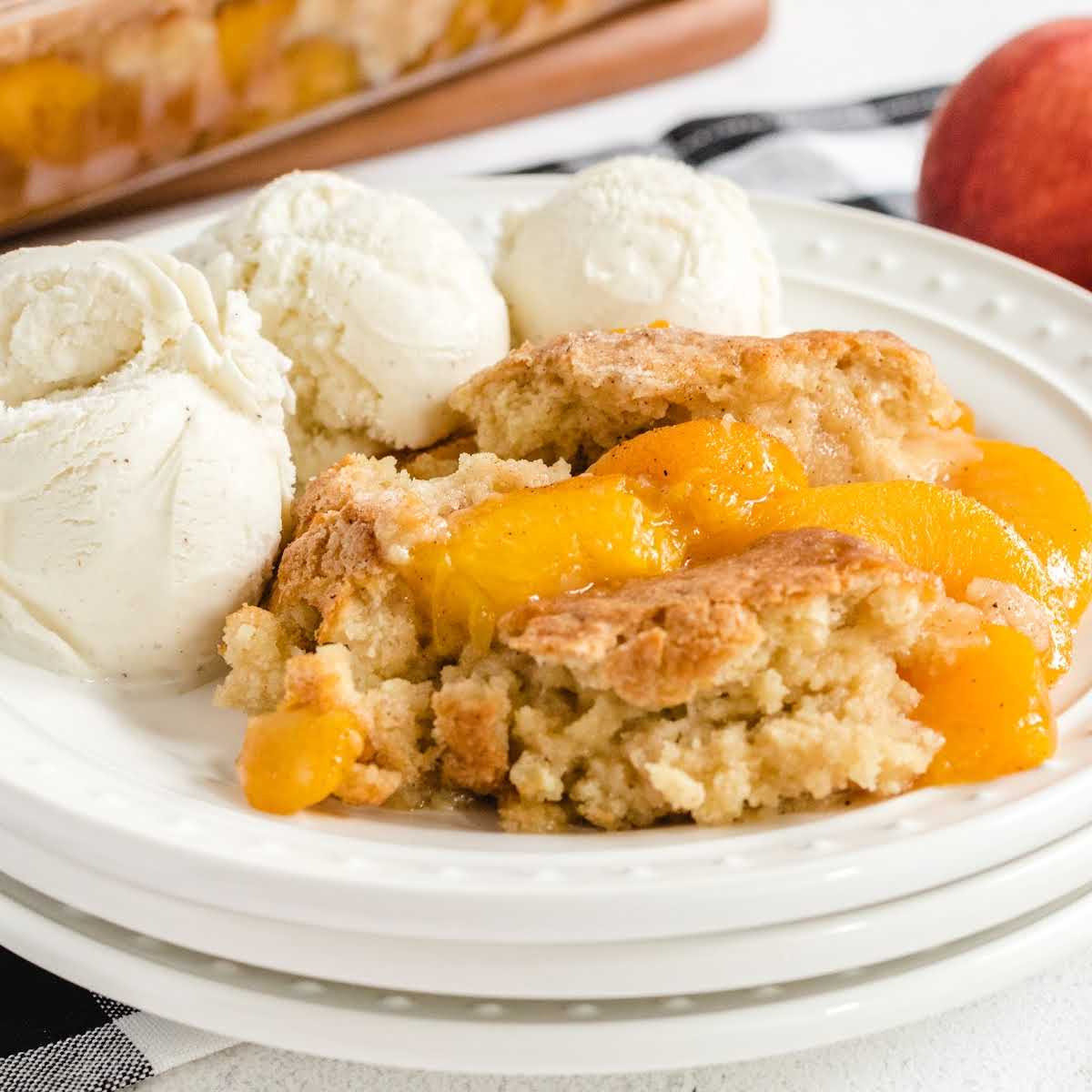 Peach Cobbler - Us in the Kitchen