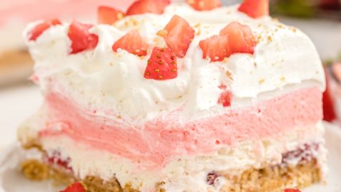 Sweet and Salty Strawberry Pretzel Delight Cake - Cake by Courtney
